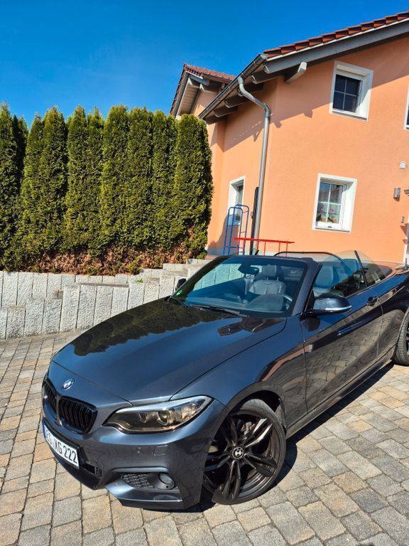 Grau Gebraucht 2016 BMW 220 M Sport Cabrio | 19.000 € (Fairer Preis) - Bild 1/4