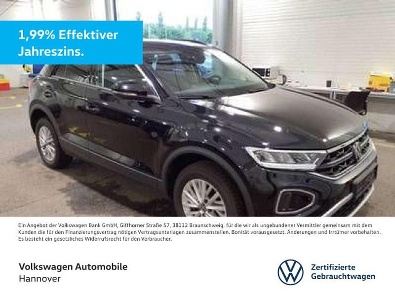 Deep black perleffekt Gebraucht 2024 VW T-Roc Life SUV | 21.790 € (Superpreis) - Bild 1/3