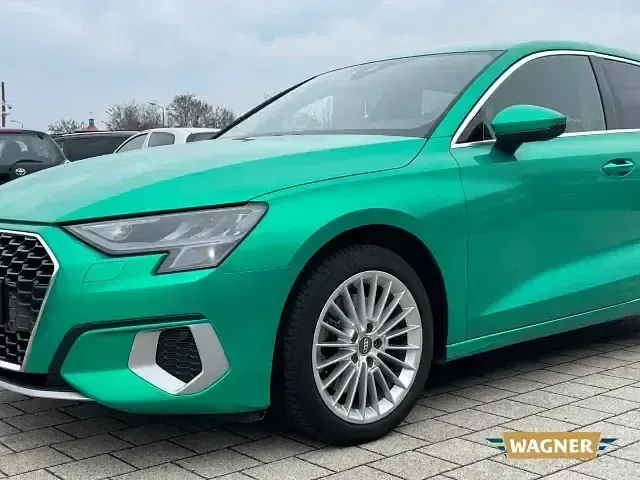 Używany Audi A3 Advanced 150 KM (110 kW) 2021 Zielony Sedan/Limuzyna