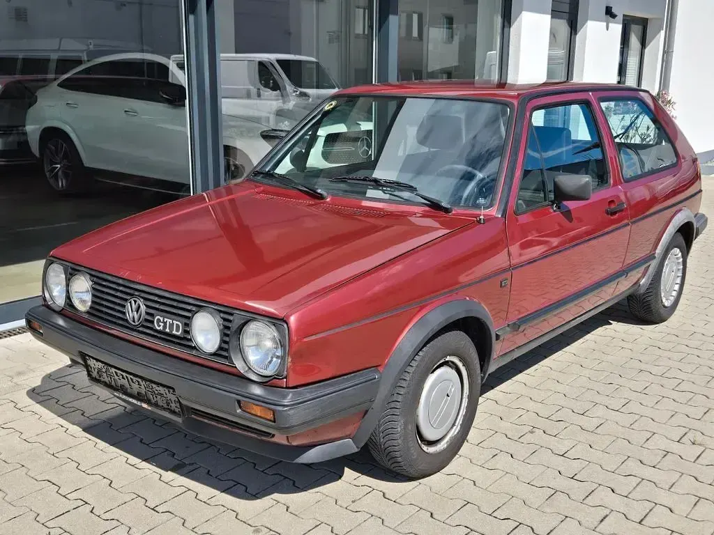 Gebraucht VW Golf II GTD 69 PS (50 kW) 1986 Rot Kleinwagen