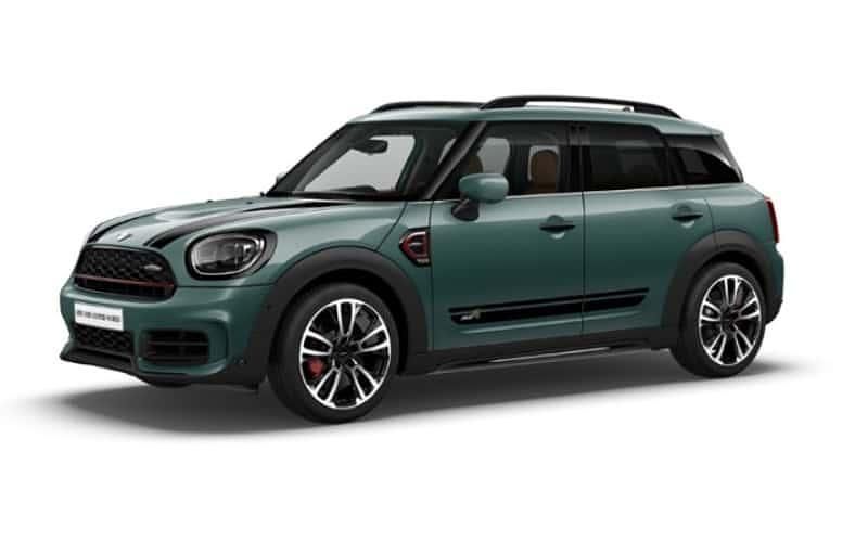 Grün Gebraucht 2021 Mini John Cooper Works Countryman Essential SUV | 35.900 € (Teuer) - Bild 1/4