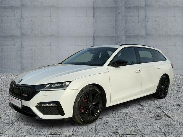 Gebraucht Skoda Octavia RS 200 PS (147 kW) 2021 Moonweiss metallic Kombi