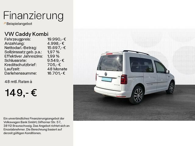 Gebraucht VW Caddy Comfortline 125 PS (91 kW) 2017 Weiß Van / Kleinbus