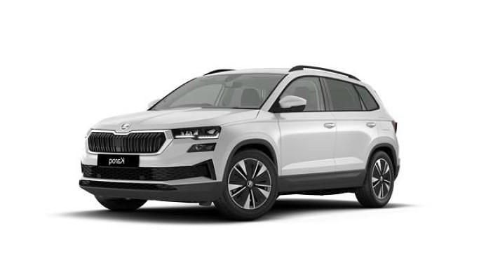 Gebraucht Skoda Karoq 150 PS (110 kW) 2026 Moonweiß perleffekt SUV