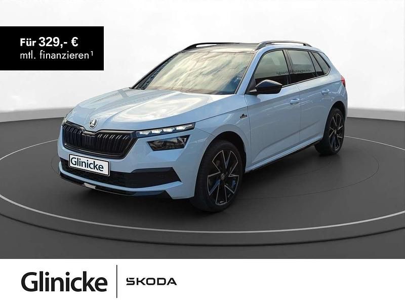 Moon weiß metallic Gebraucht 2021 Skoda Kamiq Monte Carlo SUV | 25.480 € (Etwas zu teuer) - Bild 1/1