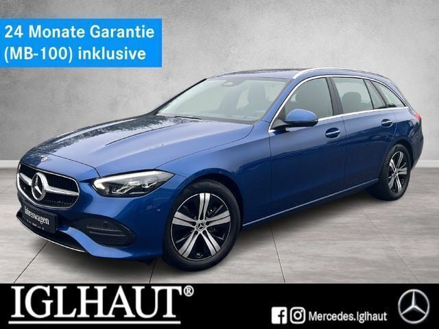Blaulack spektralblau Gebraucht 2024 Mercedes C200 Avantgarde Limousine | 36.990 € (Guter Preis) - Bild 1/4