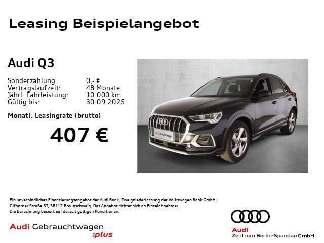 Gebraucht 2024 Audi Q3 Advanced Plus SUV | 36.979 € (Fairer Preis) - Bild 1/4