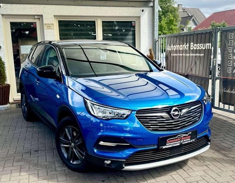 Blau Gebraucht 2021 Opel Grandland X Design Edition SUV | 16.999 € (Superpreis) - Bild 1/3