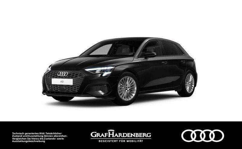 Schwarz Gebraucht 2022 Audi A3 Sportback Limousine | 25.980 € (Fairer Preis) - Bild 1/3