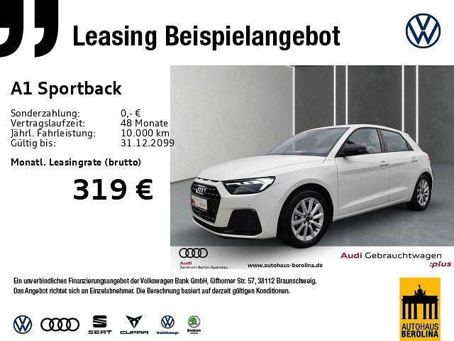 Weiß Gebraucht 2024 Audi A1 Sportback S-Line Kleinwagen | 22.444 € (Guter Preis) - Bild 1/4