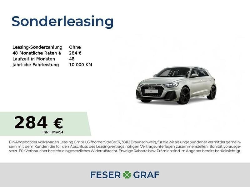 Gletscherweiß Neu 2025 Audi A1 Sportback Sport Kleinwagen | 27.527 € (Guter Preis) - Bild 1/4
