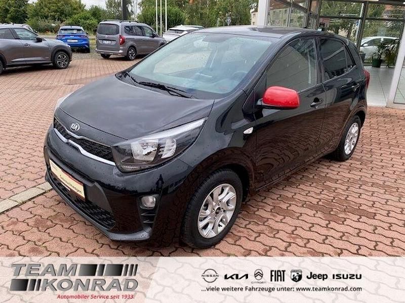 Schwarz Gebraucht 2019 Kia Picanto DREAM-TEAM Edition Kleinwagen | 10.990 € (Fairer Preis) - Bild 1/4