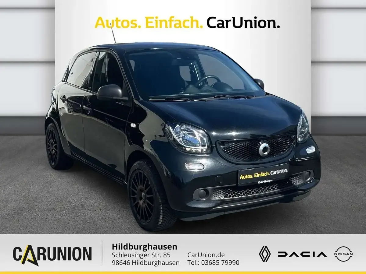 Gebraucht Smart ForFour Passion 90 PS (66 kW) 2019 Schwarz Kleinwagen