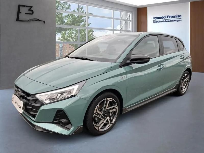 Mangrove green / mic Gebraucht 2025 Hyundai i20 N Line Kleinwagen | 23.990 € (Teuer) - Bild 1/1