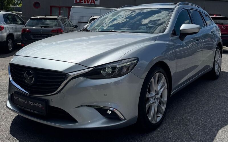 Sonic silver Gebraucht 2016 Mazda 6 Sports-Line Kombi | 15.590 € (Fairer Preis) - Bild 1/4