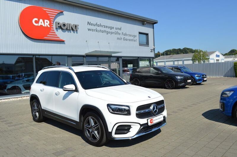 Polarweiss unilack Gebraucht 2024 Mercedes GLB220 AMG SUV | 48.550 € (Fairer Preis) - Bild 1/4