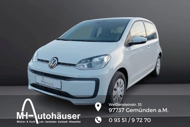 Weiß Gebraucht 2022 VW up! Basis Kleinwagen | 13.290 € (Fairer Preis) - Bild 1/4