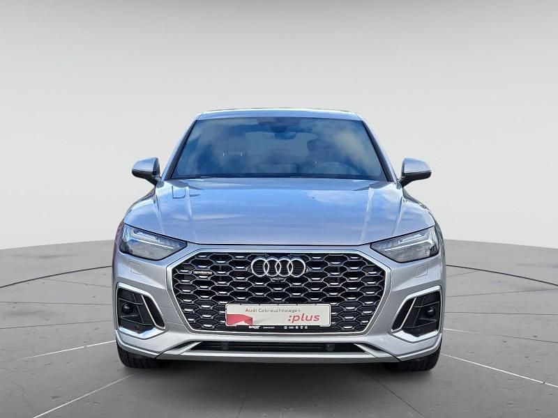 Silber Gebraucht 2021 Audi Q5 Sportback S-Line SUV | 39.880 € (Guter Preis) - Bild 1/4