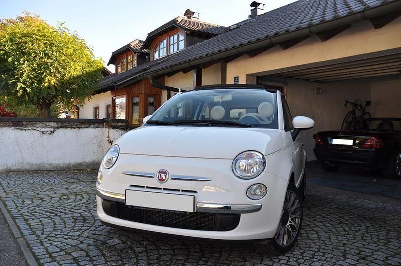 Weiß Gebraucht 2010 Fiat 500C Lounge Cabrio | 5.999 € (Fairer Preis) - Bild 1/4
