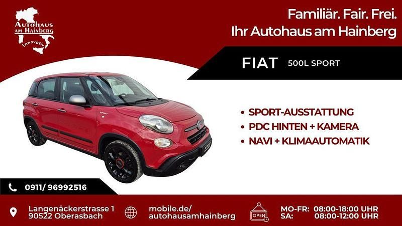 Rot Gebraucht 2021 Fiat 500L Sport Van / Kleinbus | 14.990 € (Fairer Preis) - Bild 1/4