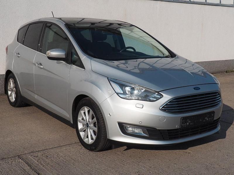 Gebraucht Ford C-MAX Titanium 125 PS (91 kW) 2018 Silber Van / Kleinbus