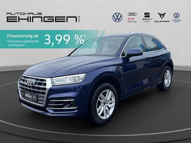 Navarrablau metallic Gebraucht 2020 Audi Q5 S-Line SUV | 27.888 € (Superpreis) - Bild 1/3