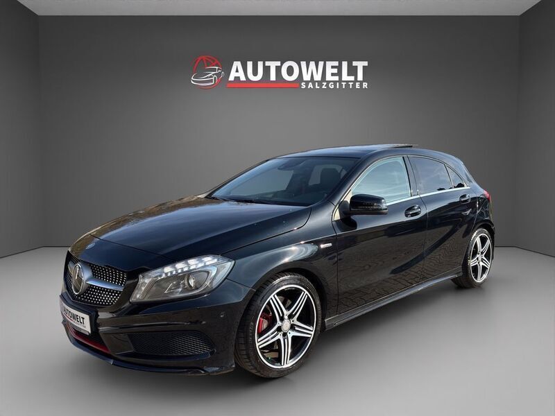 Schwarz Gebraucht 2013 Mercedes A250 AMG line Limousine | 13.500 € (Superpreis) - Bild 1/4