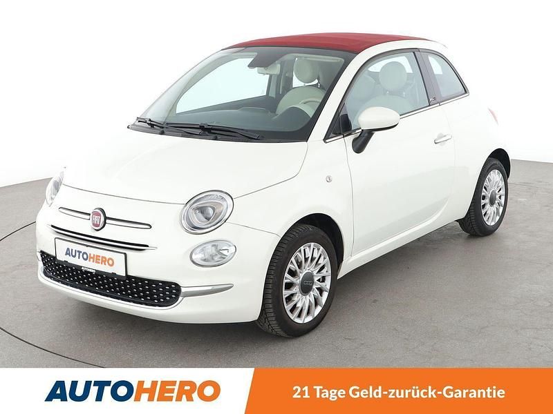 Weiß Gebraucht 2019 Fiat 500C Lounge Cabrio | 12.070 € (Fairer Preis) - Bild 1/3