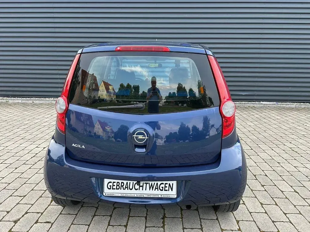 Gebraucht Opel Agila Edition 65 PS (47 kW) 2008 Blau Kleinwagen
