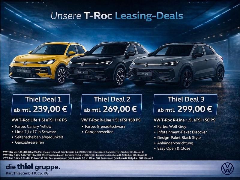 Neu VW T-Roc 116 PS (85 kW) 2026 Gelb SUV