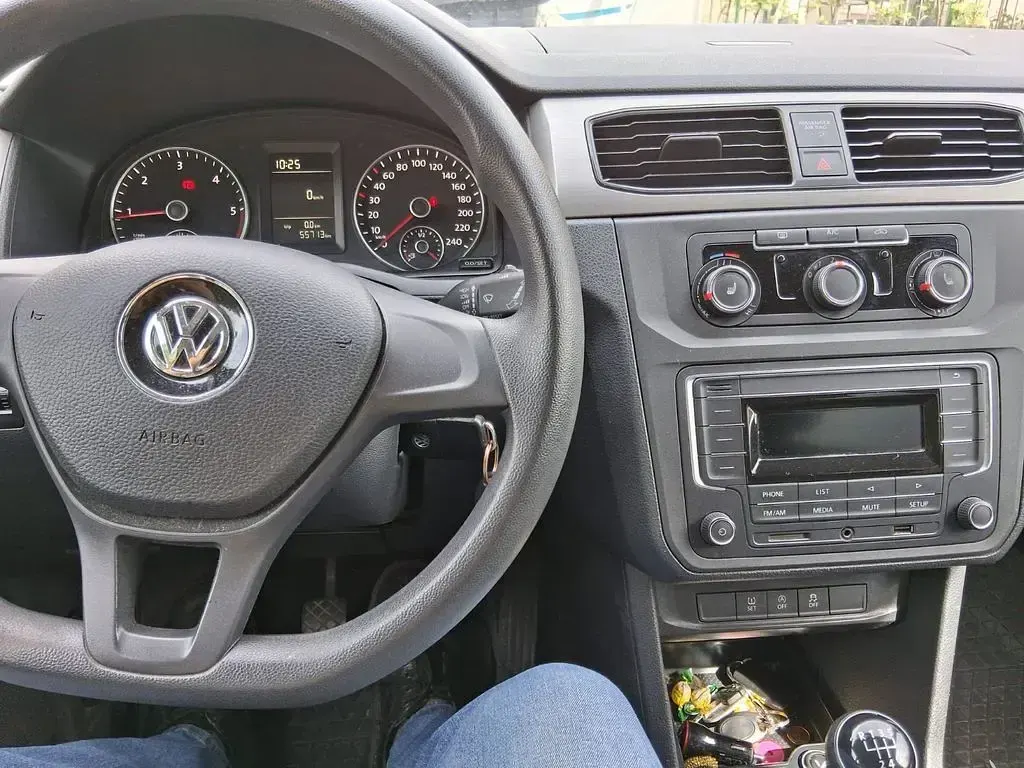 Usata VW Caddy 75 CV (55 kW) 2019 Rosso Monovolume