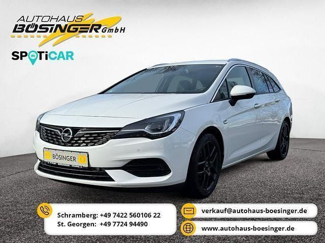 Schneeweiss/summitwhite/arctic Gebraucht 2020 Opel Astra Elegance Kombi | 18.700 € (Fairer Preis) - Bild 1/4