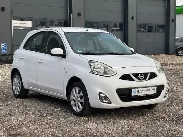 Gebraucht Nissan Micra Acenta 80 PS (58 kW) 2014 Weiß Kleinwagen