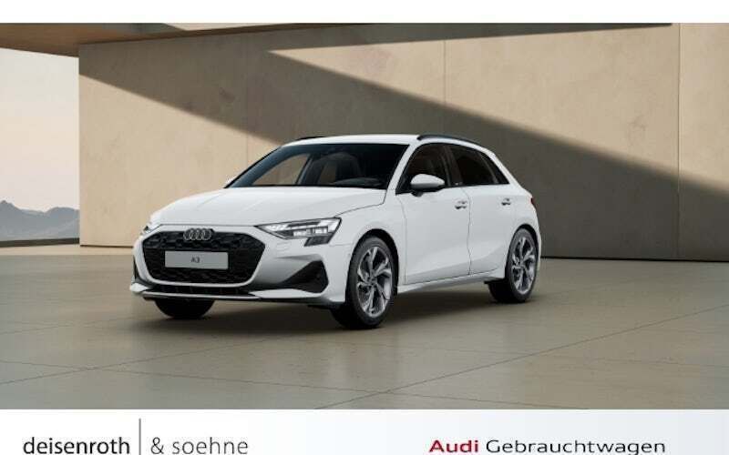 Weiß Gebraucht 2025 Audi A3 Sportback Advanced Limousine | 34.570 € (Guter Preis) - Bild 1/4