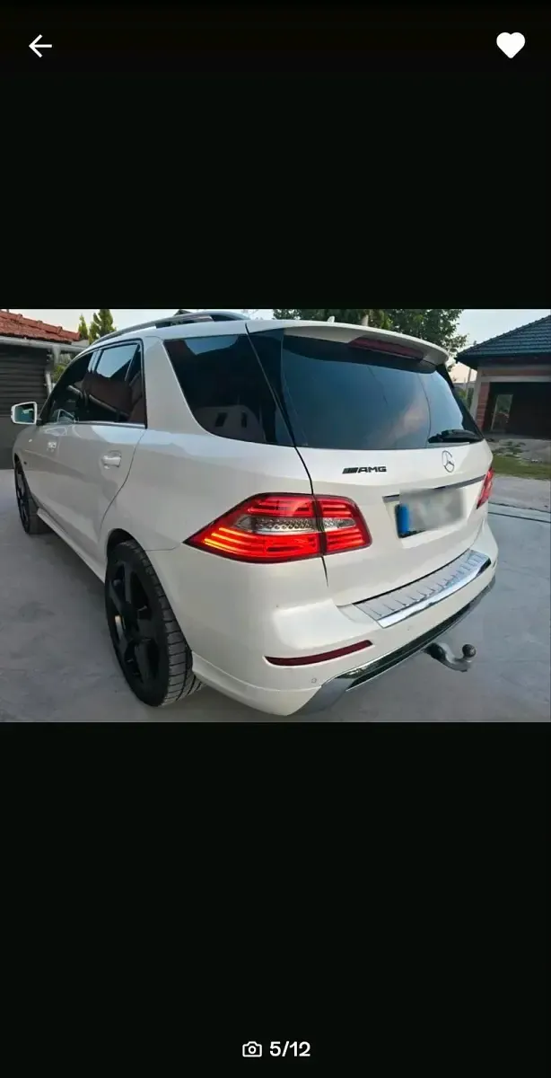 Brugt Mercedes ML250 2012 Hvid SUV