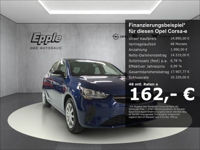 Gebraucht Opel Corsa-e Basis 100 kW (136 PS) 2021 Blau Kleinwagen