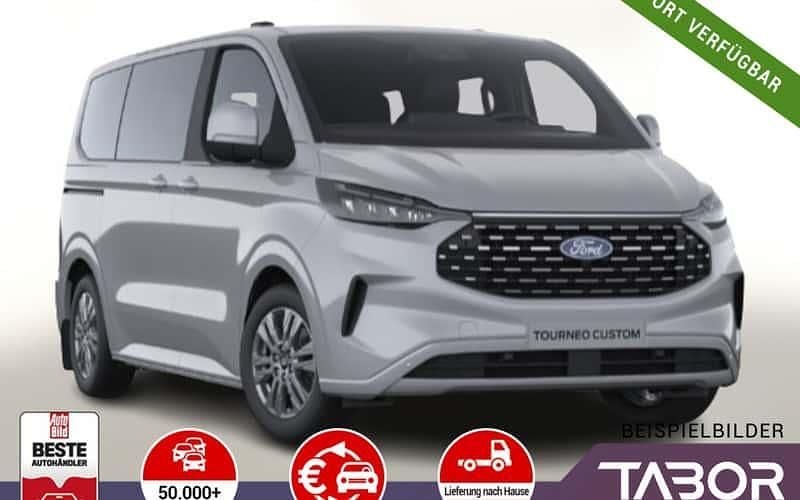 Grau Neu 2025 Ford Tourneo Custom Titanium Van / Kleinbus | 48.888 € (Superpreis) - Bild 1/4