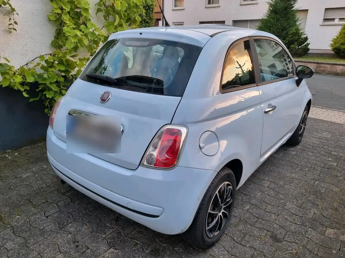 Gebraucht Fiat 500 70 PS (51 kW) 2009 Blau Cabrio