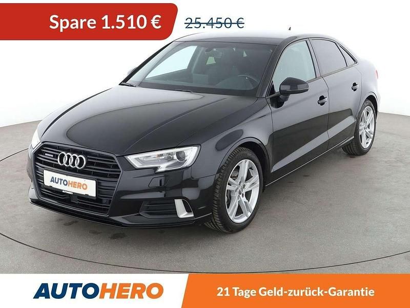 Mythosschwarz Gebraucht 2019 Audi A3 Sport Limousine | 23.940 € (Fairer Preis) - Bild 1/3