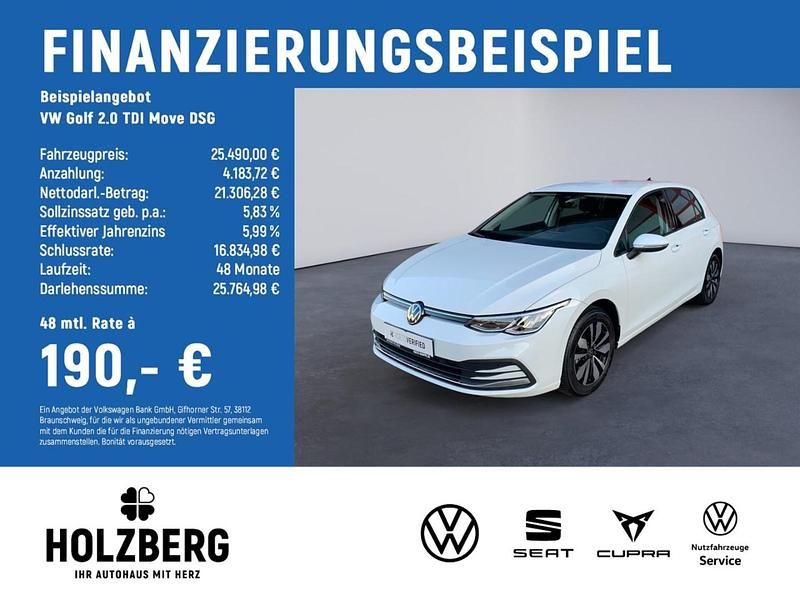 Gebraucht VW Golf VIII Move 150 PS (110 kW) 2024 Weiß Limousine