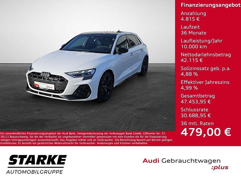 Arkonaweiß Gebraucht 2025 Audi S3 Ambiente Limousine | 46.930 € (Fairer Preis) - Bild 1/4