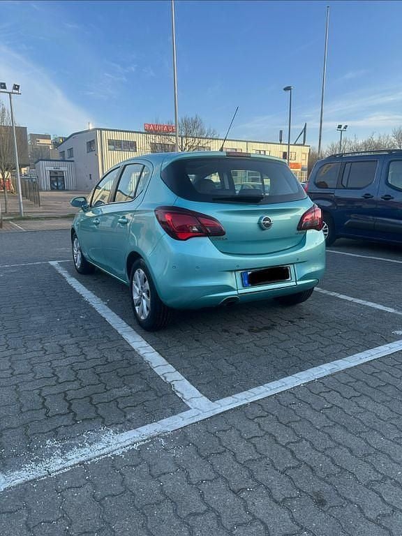 Gebraucht Opel Corsa Innovation 101 PS (74 kW) 2015 Grün Kleinwagen