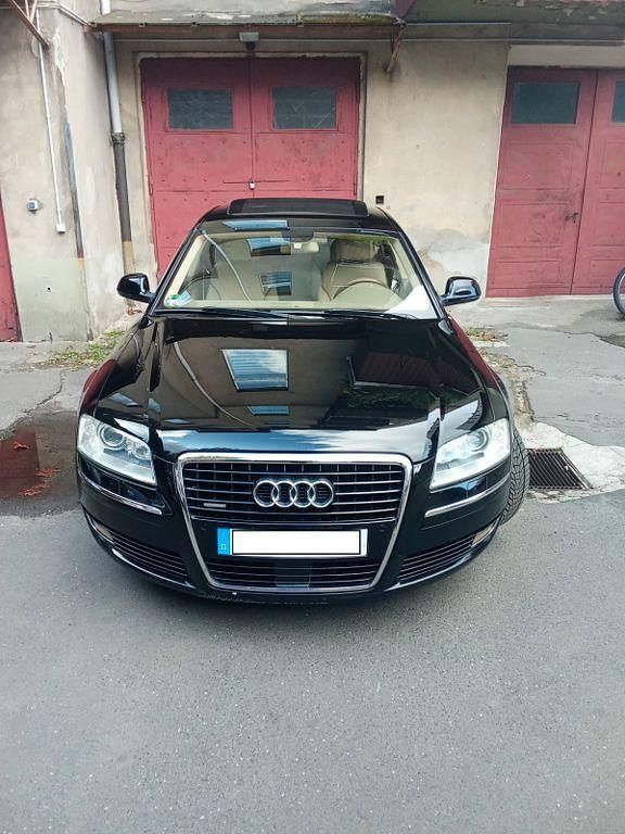 Schwarz Gebraucht 2008 Audi A8L Ambiente Limousine | 13.900 € (Superpreis) - Bild 1/4