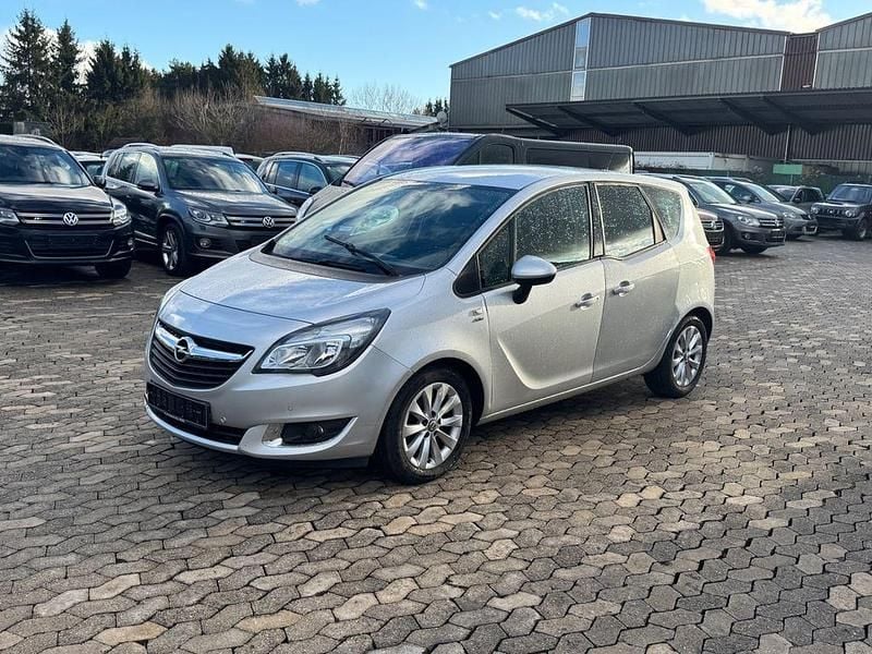 Gebraucht Opel Meriva drive 110 PS (80 kW) 2016 Silber Van / Kleinbus