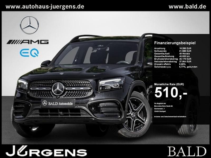 Schwarz metalliclack kosmossch Gebraucht 2024 Mercedes GLB250 AMG SUV | 53.880 € (Teuer) - Bild 1/4