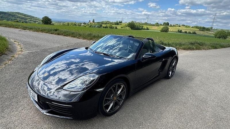 Schwarz Gebraucht 2017 Porsche 718 Boxster Cabrio | 47.500 € (Guter Preis) - Bild 1/4