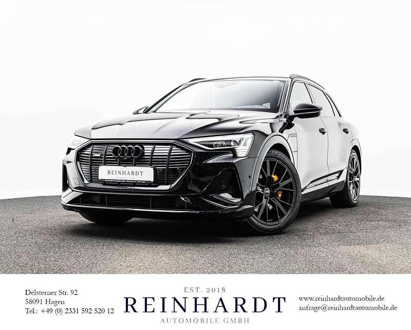 Gebraucht Audi e-tron Black Edition 300 kW (408 PS) 2022 Mythosschwarz metallic SUV