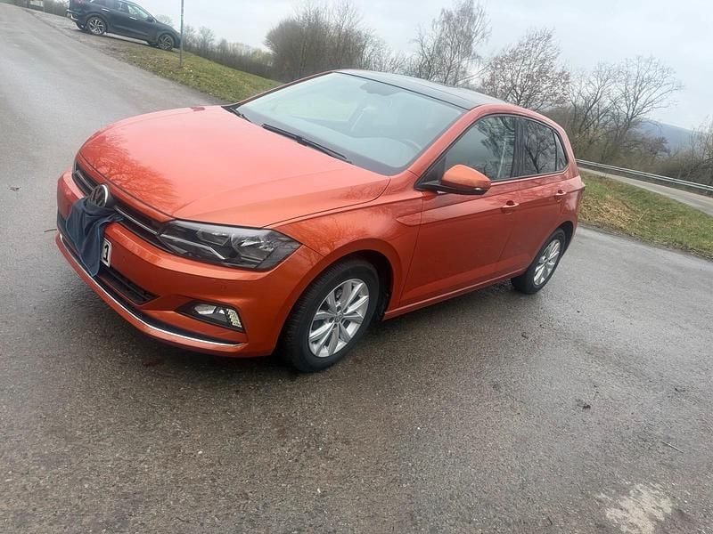 Gebraucht VW Polo Highline 95 PS (69 kW) 2018 Orange Kleinwagen