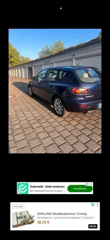 Gebraucht Mazda 3 Comfort 84 PS (61 kW) 2005 Blau Limousine