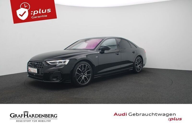 Schwarz Gebraucht 2023 Audi A8 S-Line Limousine | 75.980 € (Fairer Preis) - Bild 1/4